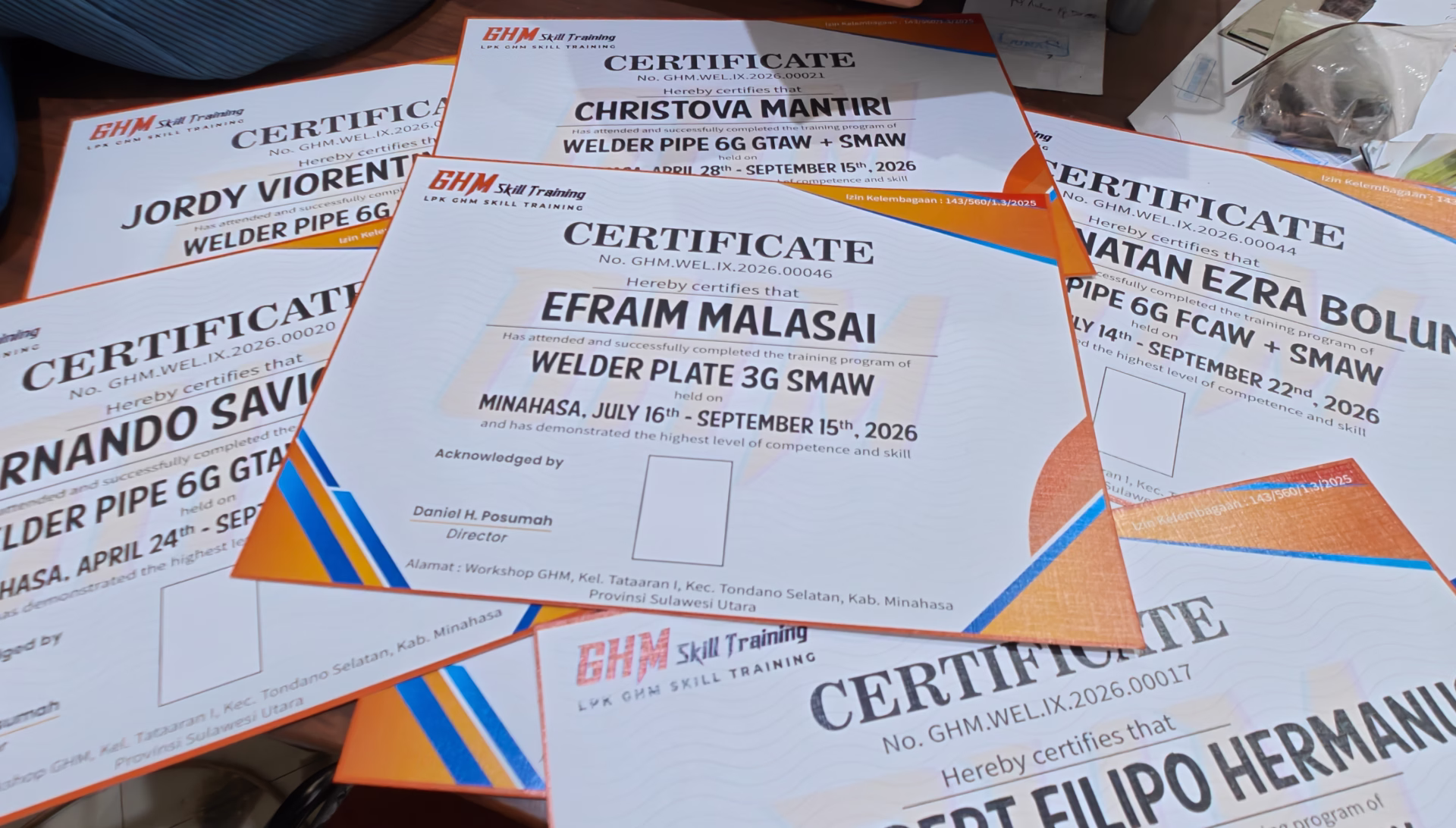 Graduation Certificates